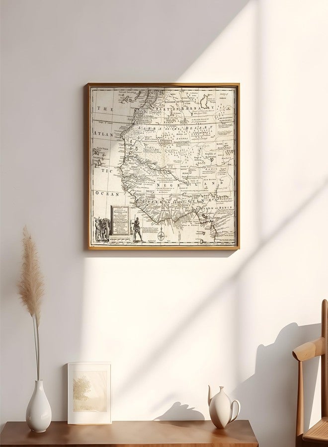 ArtCantHurtU Negroland Map - Adjacent Countries Guinea Ghana - Historic Document for all Future Generations - 1747 West African American History - Slave Coast Trade Regions - Wall Art Map Poster Repro Unframed (16"x20") - Image 5