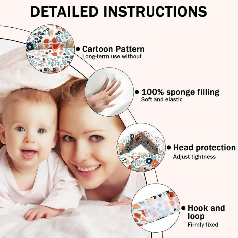 REFLYAWAY Baby Head Protector for Crawling Walking, Baby Helmet Adjustable No Bumps and Soft Cushion, Infant Safety Cap for Kid Learning to Walk - Image 4
