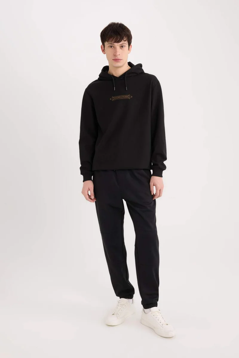 ديفاكتو Regular Fit Zipper Pocket Trousers