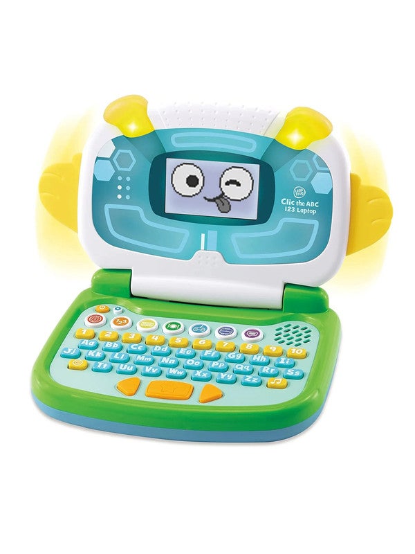 LeapFrog Click the ABC, 123 Laptop - Green - Educational Computer Toy for Letters, Numbers & Early Skills - Image 1
