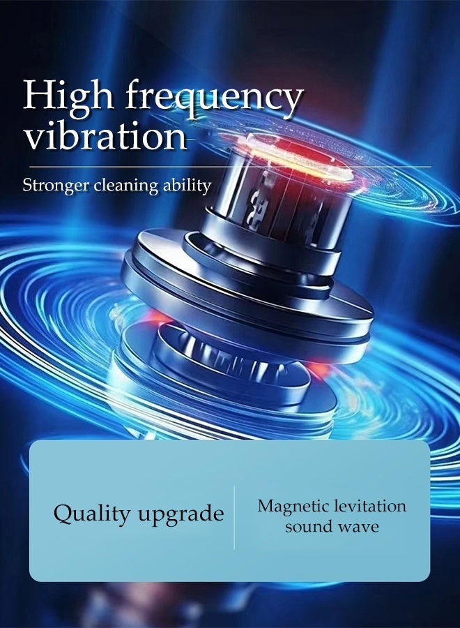 DUNISO Sonic Electric Toothbrush with 3 Brush Heads , Rechargeable Power Toothbrush,  2 Minutes Smart Timer,  5 Cleaning Modes , Waterproof Cleaning Toothbrushes for Adults and Kids（Black） - Image 4