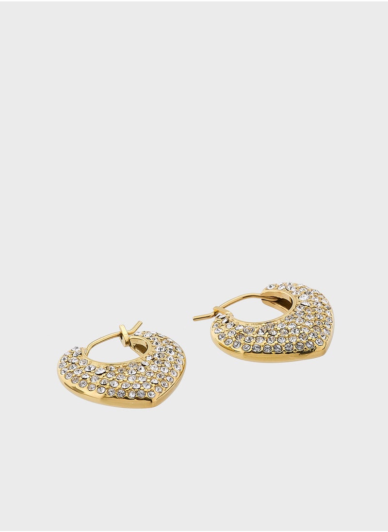 GUESS Crazy In Love Stud Earrings  - Image 2