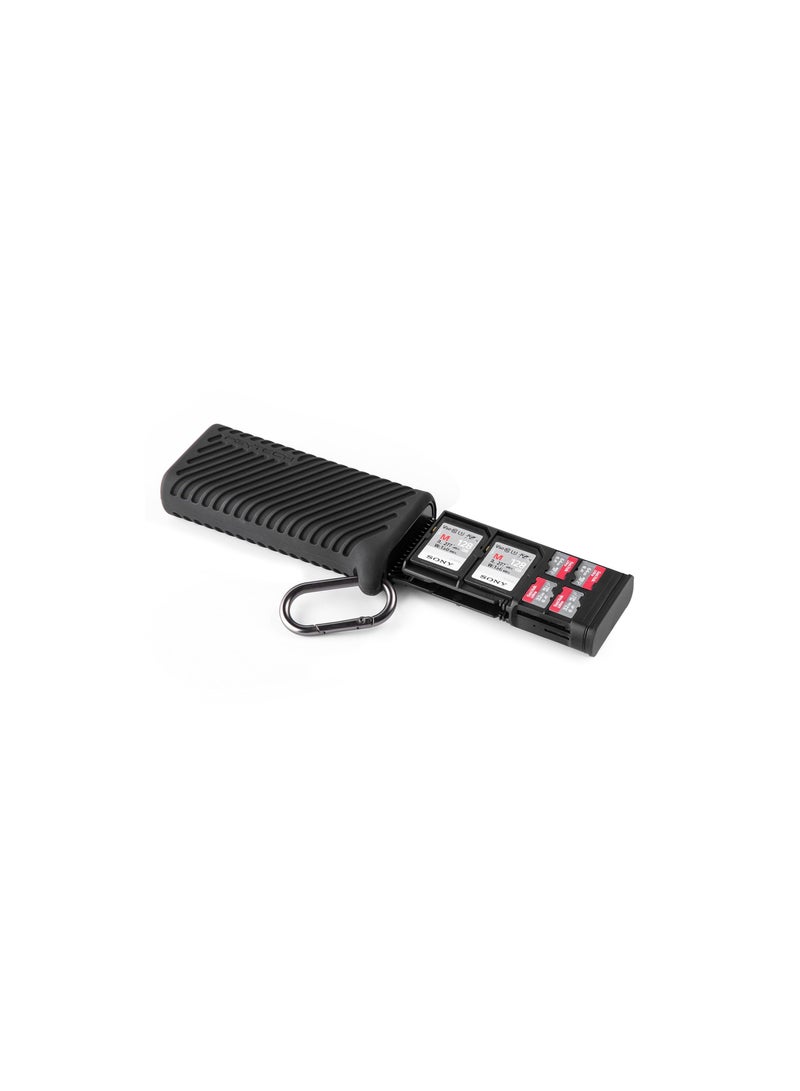 SYOSI High-Speed Memory Card Reader, Usb 3.1 Type-C Interface Sd/Tf Card Carrying Case Holder for Cameras, Smartphones, Drones, Action Cameras, Compatible with Windows 7 and Above, Mac Os 10 and Above  - Image 1