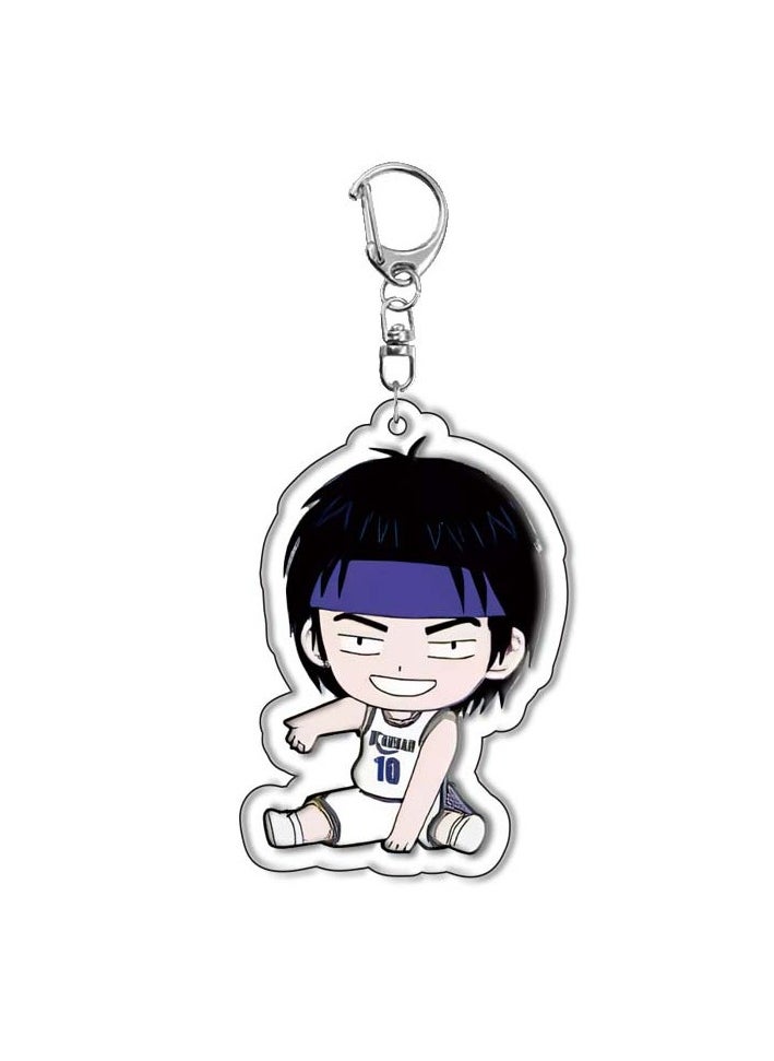 KUYING Creative Slam Dunk Keychain Student Backpack Pendant 