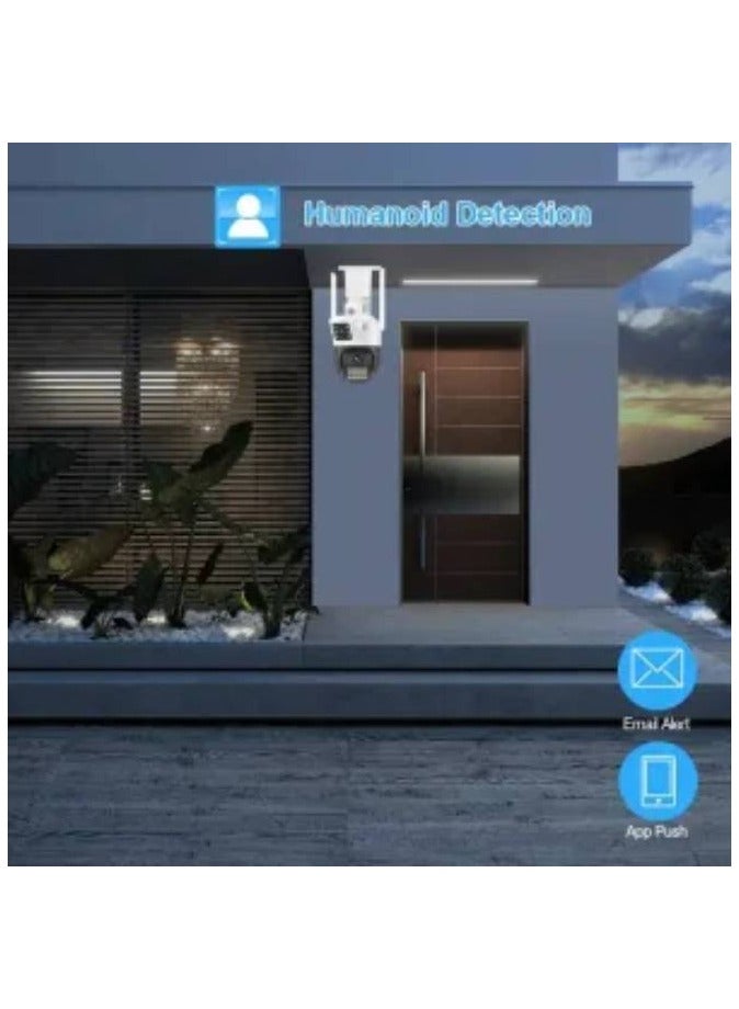 4MP Outdoor PTZ Camera WIFI with Dual-Screen Color Night Vision & 2K Wireless Security - Image 4