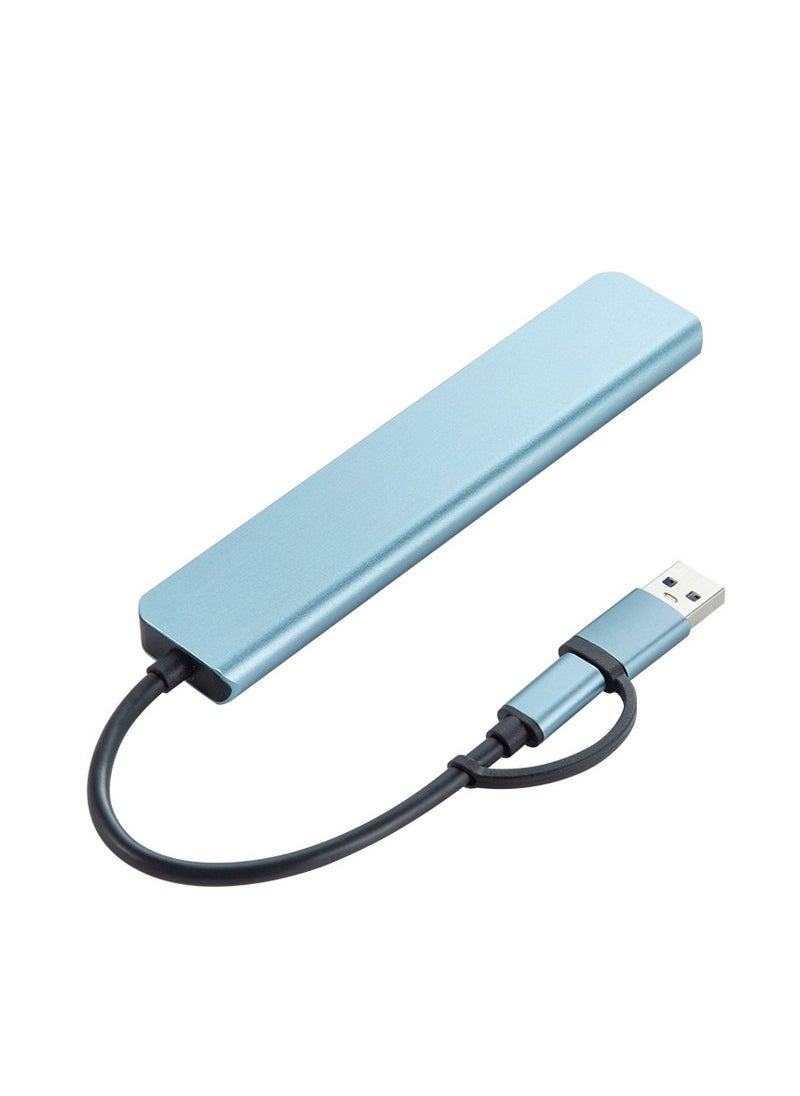 جنرال - 7 في 2 نوع سي توسيع أداة ، مفتاح واحد USB الصدد + شحن سريع ، واثنين من نوع سي وأربعة USB 2.0 و USB 3.0 - Image 1