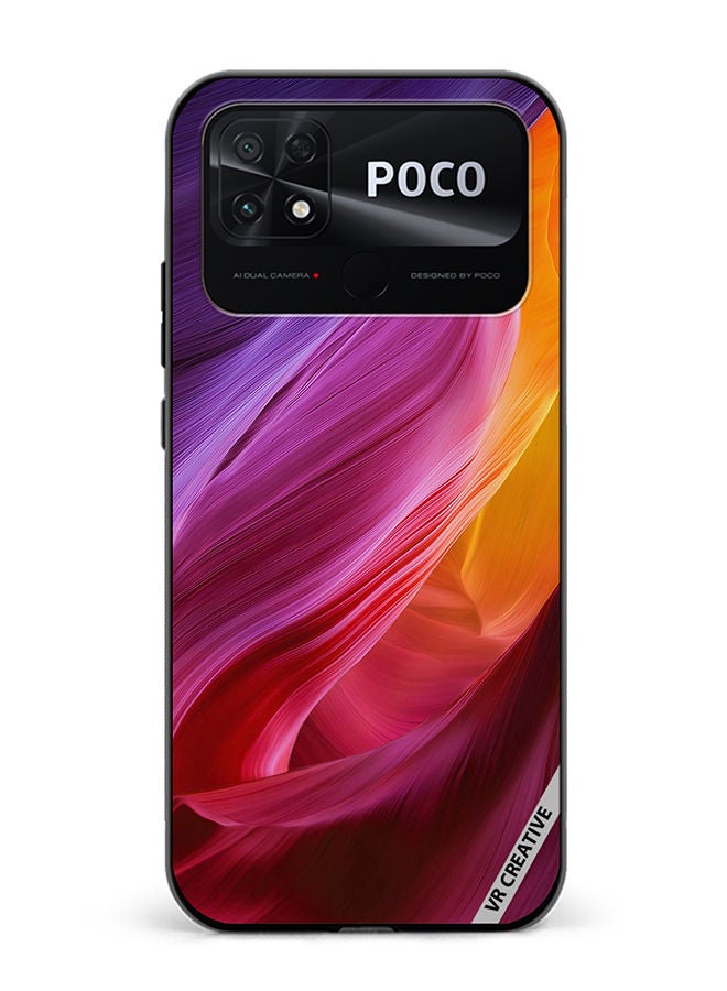 VR CREATIVE Protective Case Cover For Xiaomi Poco C40 Layers Design Multicolour - Image 1