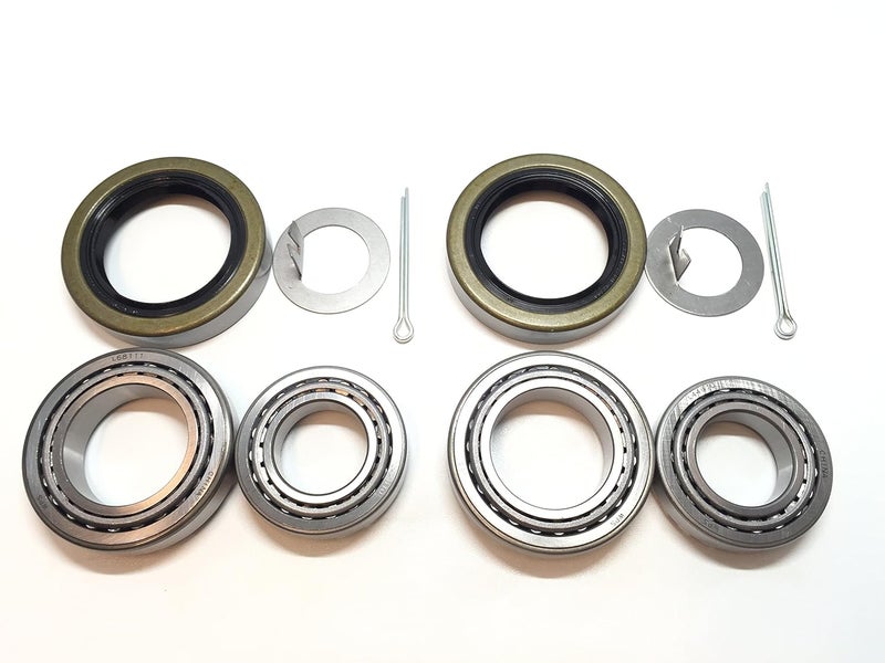 WESTERNPRIME WPS Western Power Sports (Set of 2) 3500# Trailer Axle Bearing Kit L68149 L44649 Grease Seal 10-19 I.D. 1.719'' for #84 Spindle - Image 3