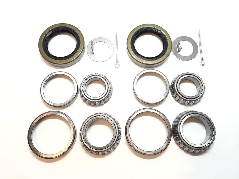 WESTERNPRIME WPS Western Power Sports (Set of 2) 3500# Trailer Axle Bearing Kit L68149 L44649 Grease Seal 10-19 I.D. 1.719'' for #84 Spindle - Image 2