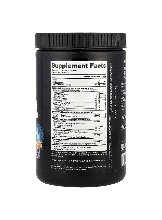 NutraBio, Alpha EAA, New York Punch, 0.97 lb (438 g) (Packaging may vary) - Image 2