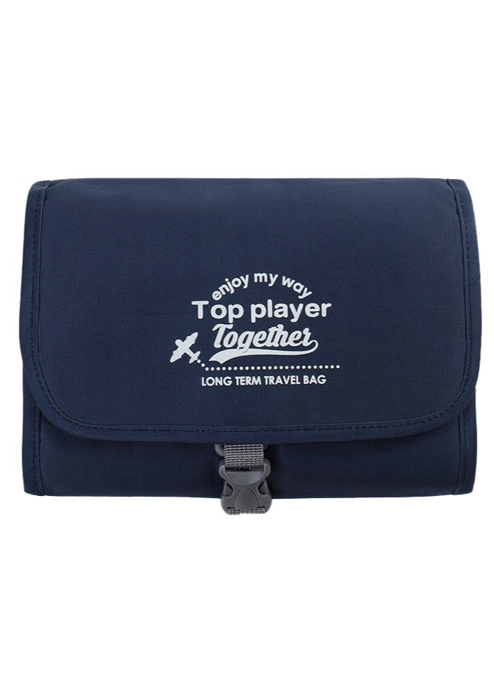 Travel Hook Wash Bag Waterproof Portable Large Capacity Makeup Storage Bag Folding Multifunctional Wet and Dry Separation Bag - Image 3