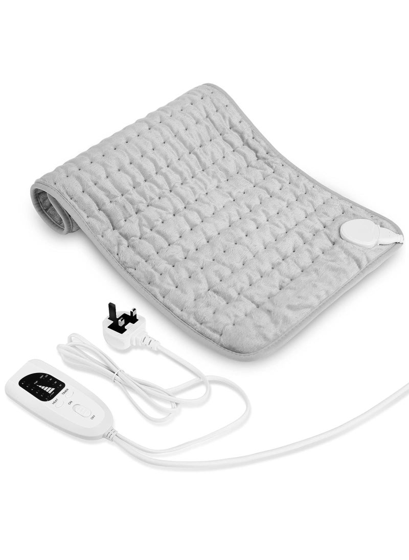 Arabest - Heating Pad, Electric Heat Pad for Back Pain and Cramps Relief - Electric Fast Heat Pad with 6 Heat Settings -Auto Shut Off- Machine Washable 12" x 24" - Image 1