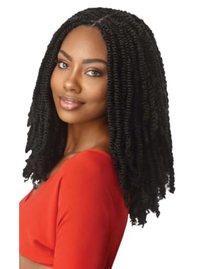 Outre XPression Twisted Up Springy Afro Twist 16 3X 2 Pack JET BLACK 1 - Image 4