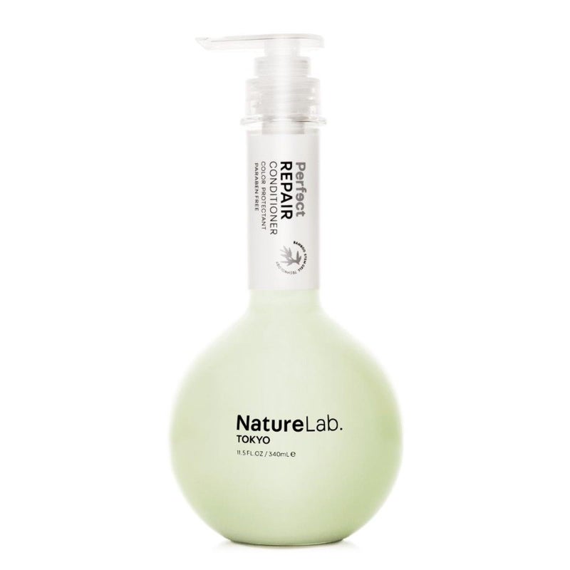 NatureLab. TOKYO NatureLab.TOKYO Perfect Repair Conditioner - Lightweight Conditioner for Damaged, Color-Treated Hair - Penetrates Roots and Revitalizes & Restores Strands Back to Life - Japanese Hair Care - 11.5oz - Image 1