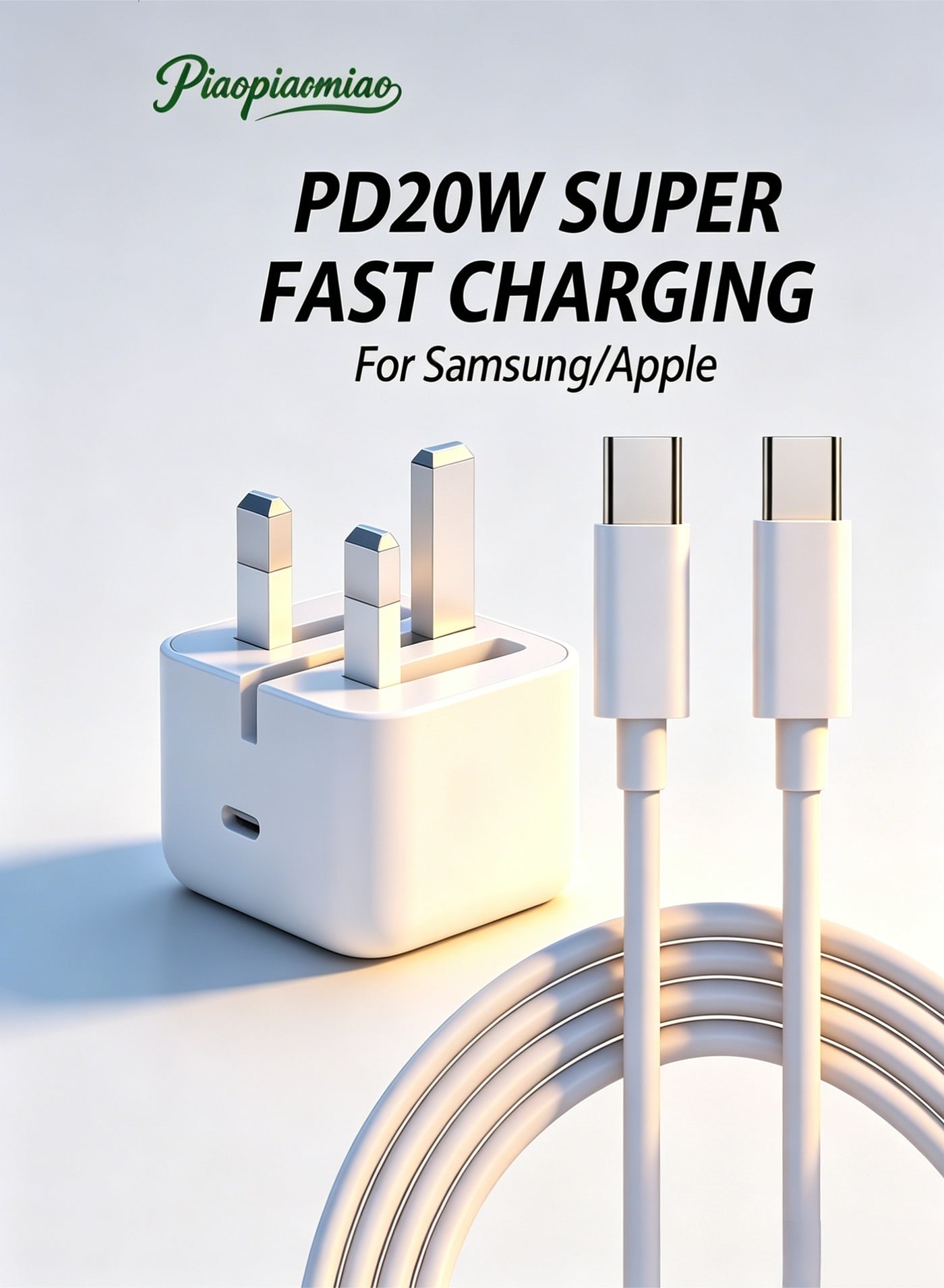 piaopiaomiao Piaopiaomiao PD20w Foldable Phone Charger Z9B9262BE39BDBA566C5AZ