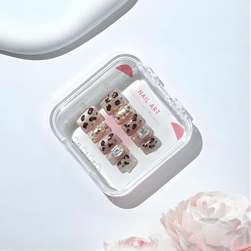 Hian Transparent Jewelry Organizer Box Clear PET Stackable Storage Case with Large Open Tray and 11 Mini Lidded Compartments for Earrings Rings Beads Nail Art Accessories Organizer, Set of 12 - Image 5