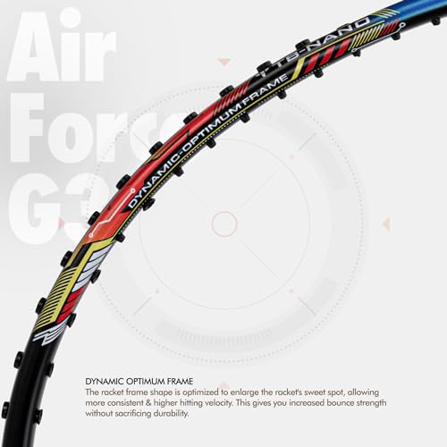 Li-Ning Air-Force 79 G3 Carbon Fibre Badminton Racket, Black/Blue/Red - Image 5