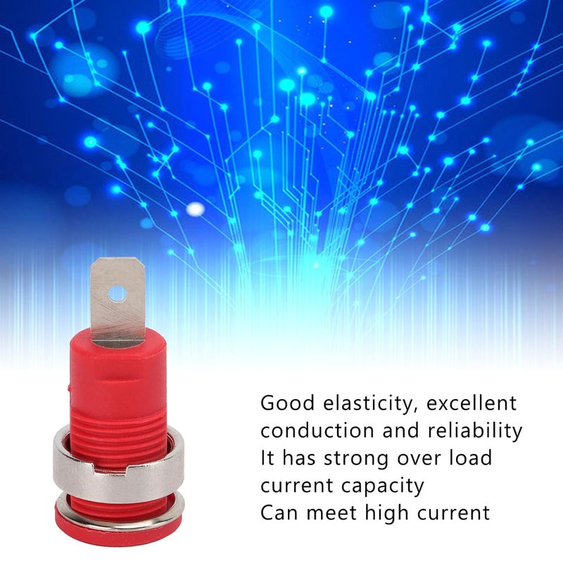Type 1 Red Banana Socket 4mm High Current Electrical Test Accessories 50Pcs Long Service Life Excellent Transmission - Image 5