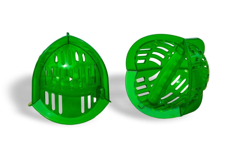 AquaLogix Low Resistance Aquatic Bell Set - Green | Aquatic Dumbbells | Quick Start Guide | Water Weights | Therapy, Cardio & Muscle Toning | Durable Polycarbonate | Pair (LRPCBELL) - Image 1