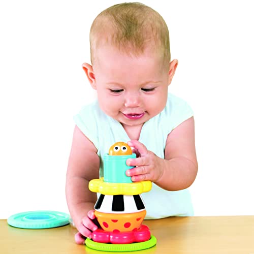 Yookidoo Musical Crawl 'N' Go Snail Toy with Stacker - Promotes Baby's Crawling and Walking. Rolls and Spins Its Shell As It Moves. - Image 2