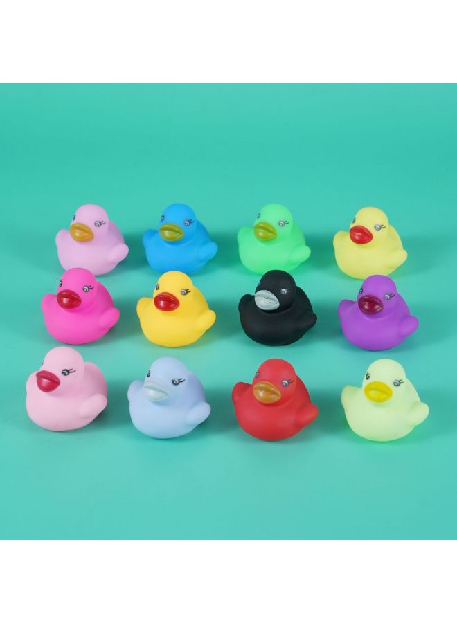 Colorful Little Yellow Duck For Playing In The Water, Colorfulful Mini Small Duck, Vinyl Soft Glue, Pinch And Barking Duck Bath Toy - Image 2