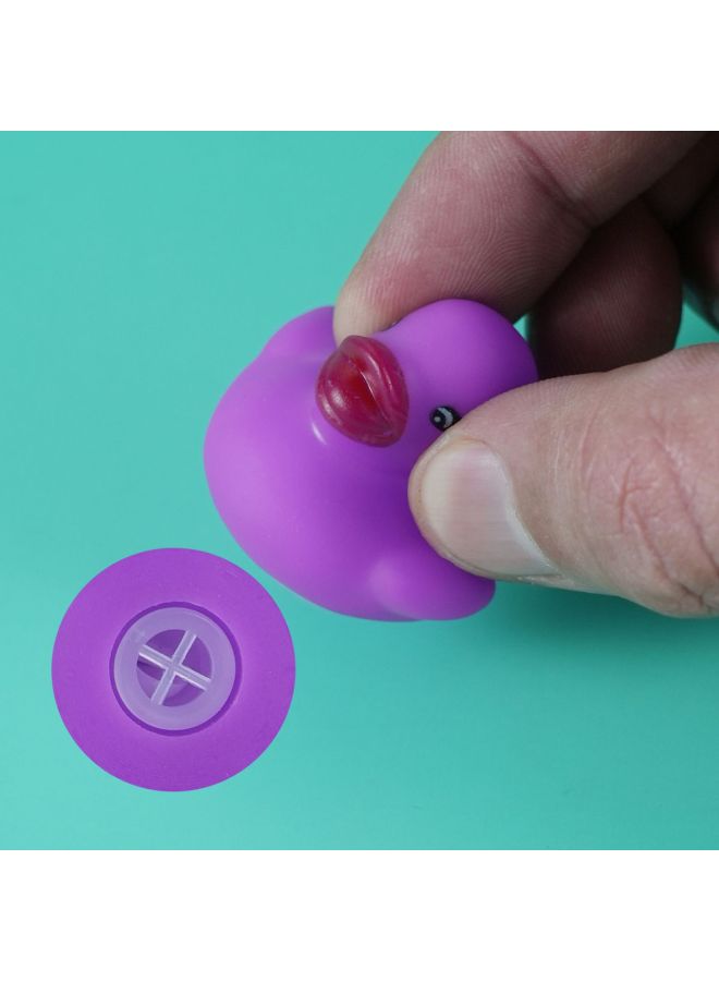 Colorful Little Yellow Duck For Playing In The Water, Colorfulful Mini Small Duck, Vinyl Soft Glue, Pinch And Barking Duck Bath Toy - Image 4