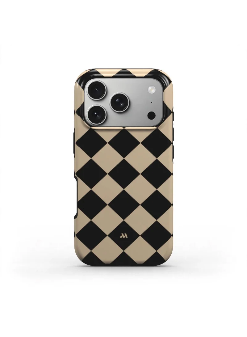 موبكوس جراب iPhone 17 Pro Classic Diamond Premium متوافق مع غطاء صلب مزدوج الطبقات مع حماية من السيليكون - غطاء مقاوم للخدوش والصدمات