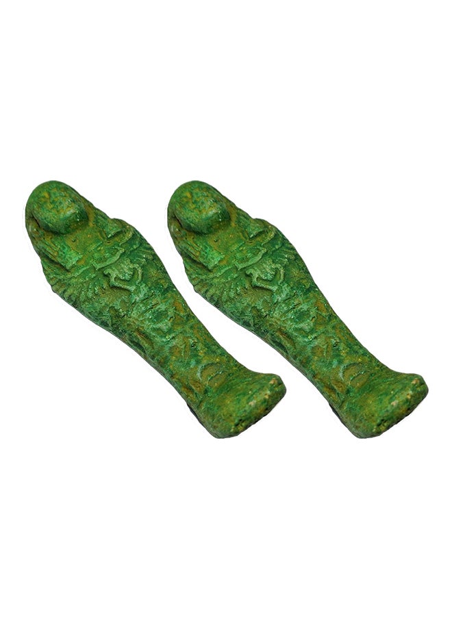 Generic 2 Pcs Egyptian Egypt Rare Mummy 2.3 Ushabti Pharaoh Figure Statue Collectable Ancient Mythology Decor 