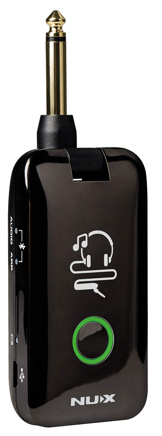 NUX Mighty Plug MP-2 Guitar and Bass Modeling Headphone Amplug with Bluetooth,13 Amplifier Models,20 IR,19 Variety of Effects - Image 1