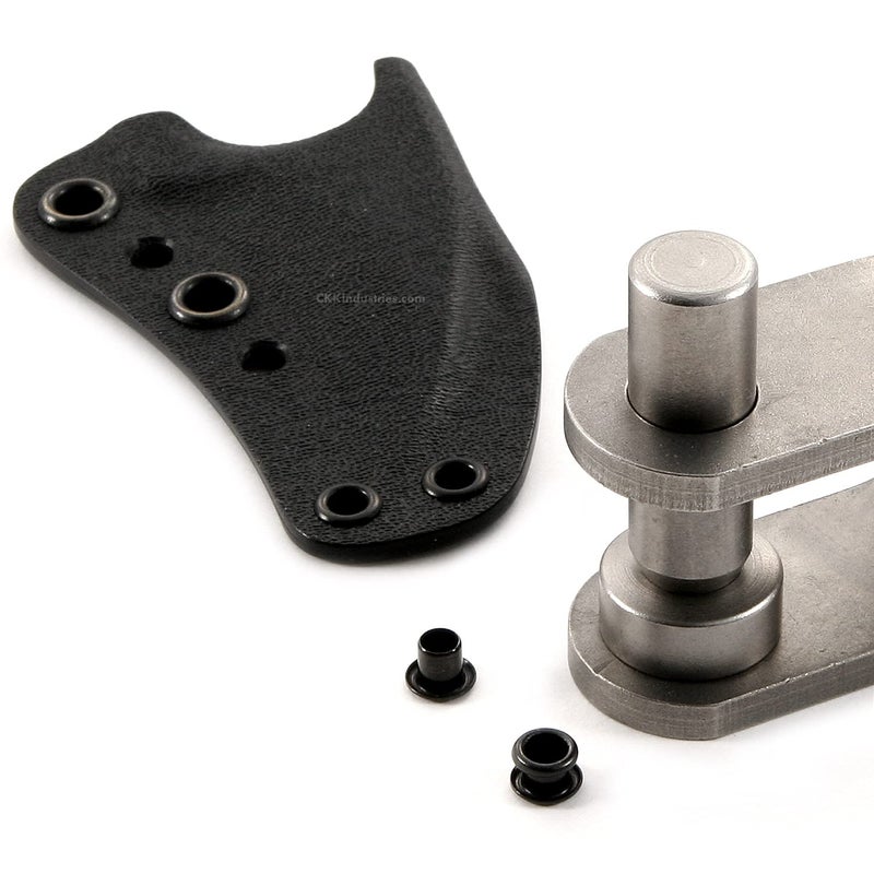 Holstersmith Journeyman Eyelet Flaring Tool - (Includes: Flaring Die  Ram & Bench Guide) - (Fits #8 Eyelet Size - 1/4 Inch Dia.) - For Kydex Holster Making  Sewing Crafts - Image 4
