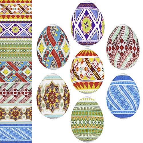 Diximus Thermo Heat Shrink Sleeve Decoration Easter Egg Wraps Pysanka Pysanky Ornaments - Image 1