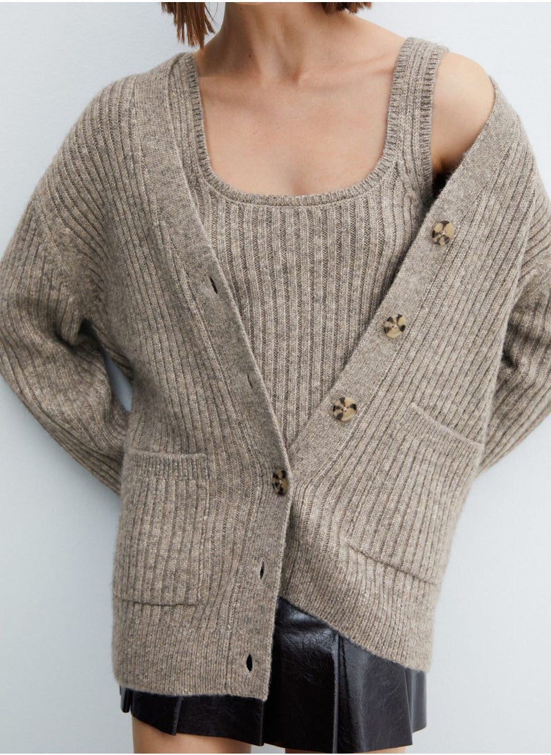 MANGO - Scoop Neck Top - Image 1