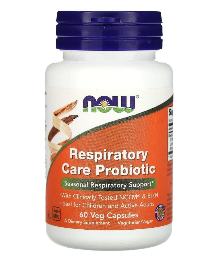now Respiratory Care Probiotic 60 Veg Capsules