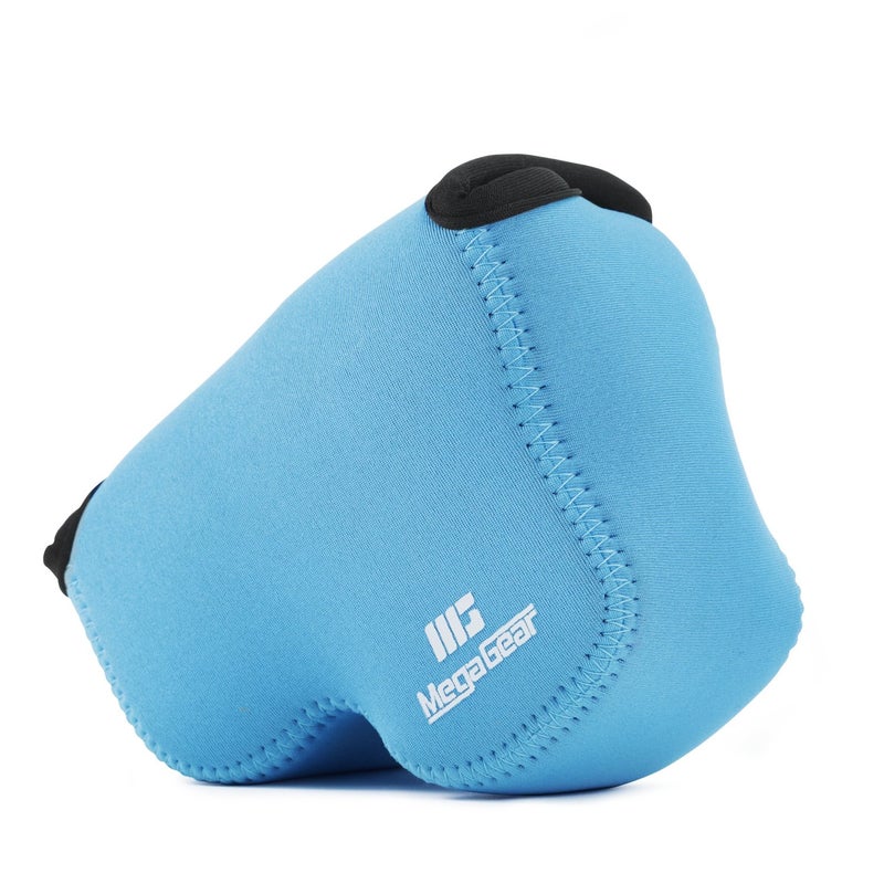 MegaGear Nikon Coolpix L840 Ultra Light Neoprene Camera Case, with Carabiner - Blue - MG811 - Image 2