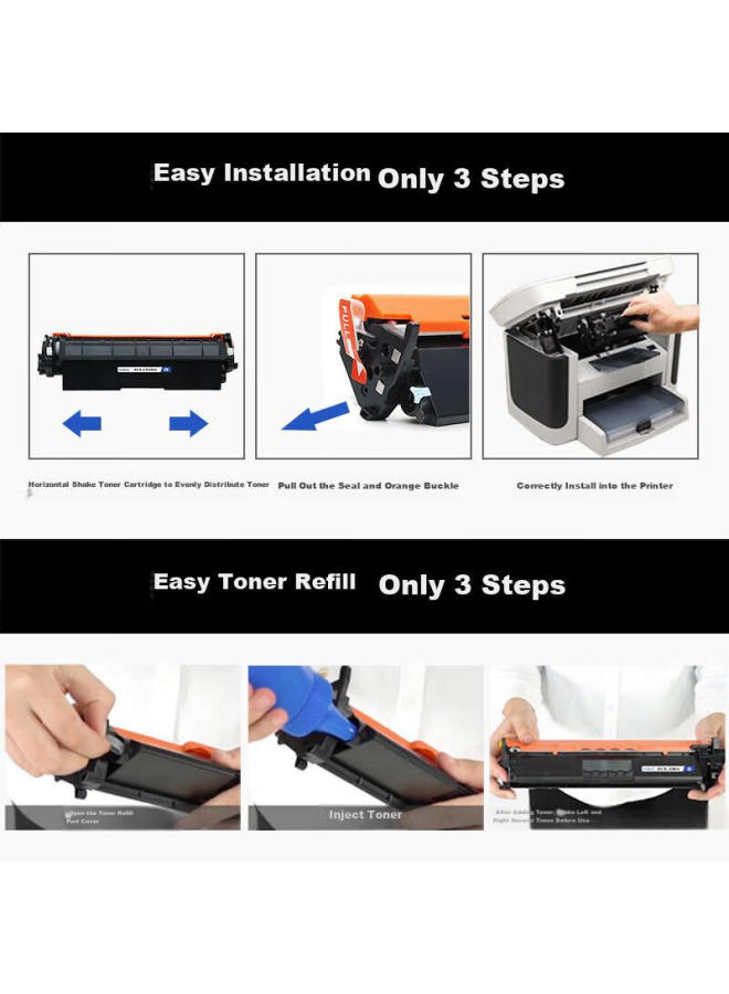 Fusica M227fdw Toner Cartridge Compatible With Hp Original Cf230a Toner Cartridge M227fdn M227sdn M203dw M203d M203dn Hp227 Toner Cartridge With Chip 30a Ink Cartridge Black - Image 3