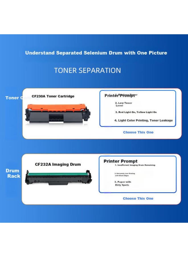 Fusica M227fdw Toner Cartridge Compatible With Hp Original Cf230a Toner Cartridge M227fdn M227sdn M203dw M203d M203dn Hp227 Toner Cartridge With Chip 30a Ink Cartridge Black - Image 1