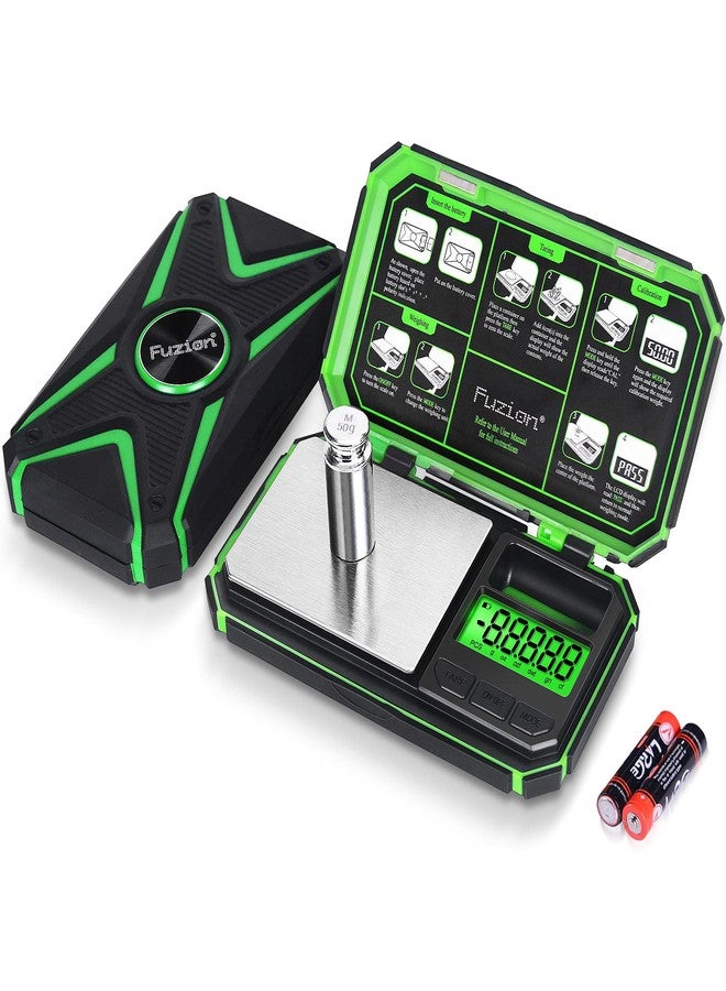 Fuzion TU-X Digital Gram Scale, 200g/0.01g Pocket Herb Scale with 6 Units for Personal Hobbies, Small Scale .01 Gram Accuracy Measuring Jewelry, Food, Powder - Image 1
