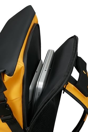 Samsonite حقيبة ظهر لابتوب من سامسونيت، صفراء (قابلة للتوسيع)، 49 سم - Image 3