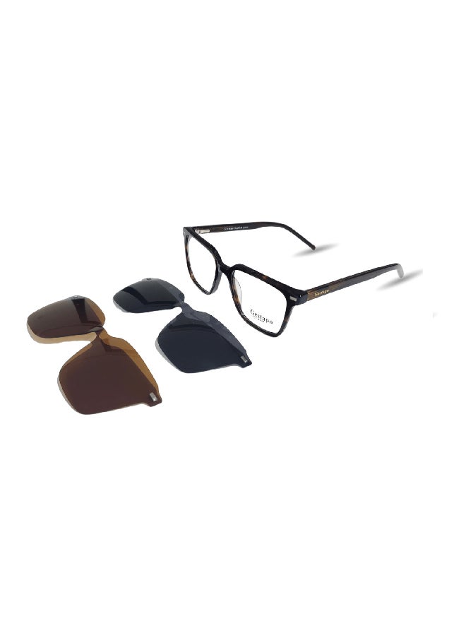 Gestapo Square Men Clip on Polarized