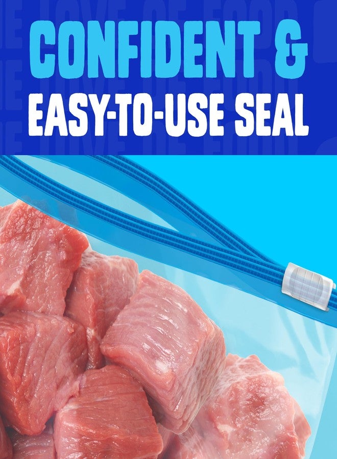 Ziploc Gallon Food Storage Freezer Slider Bags, Power Shield Technology for More Durability, 28 - Image 3