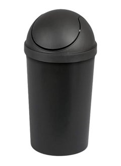 Elegant and Modern BPA Free Plastic Round Swing Top Wastebasket 3 Gallon Black - pzsku/Z9B937EF3907A535286CEZ/45/_/1738309619/c618293d-42fc-445e-97ca-b6484d0e76a3