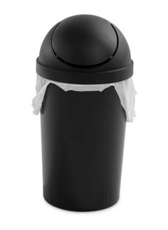 Elegant and Modern BPA Free Plastic Round Swing Top Wastebasket 3 Gallon Black - pzsku/Z9B937EF3907A535286CEZ/45/_/1738309634/44b7dc38-9eb3-484f-866f-7bf752752fcb