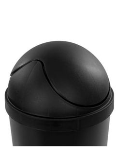 Elegant and Modern BPA Free Plastic Round Swing Top Wastebasket 3 Gallon Black - pzsku/Z9B937EF3907A535286CEZ/45/_/1738309645/9386b316-effc-4f3b-884e-a1c650a83d11