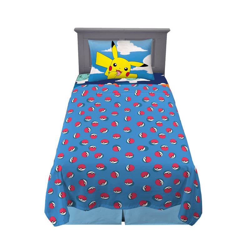 Franco Pokemon Anime Kids Bedding Super Soft Microfiber Sheet Set Twin By Franco