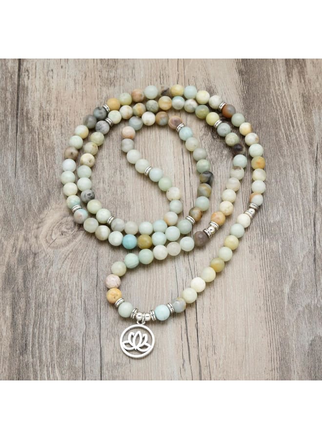 Lotus Flower Gifts Mala Beads 108 Healing Bracelet Necklace Meditation Accessories  - Image 2
