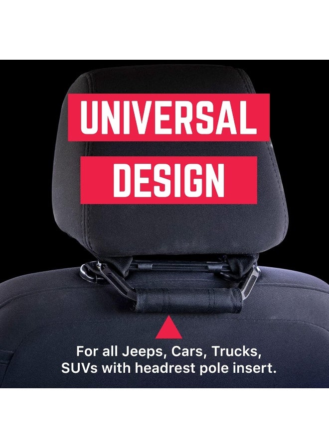 GPCA GP BackGrip LITE, Headrest Car Passenger Hand Grip for Truck & Car Wrangler JL JT JK Handle for Offroad, Kids & Seniors, Patented Jeep Accessories - Image 2