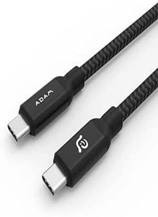 ADAM ELEMENTS CASA C200 USB-C to USB-C 100W Charging Cable Black 