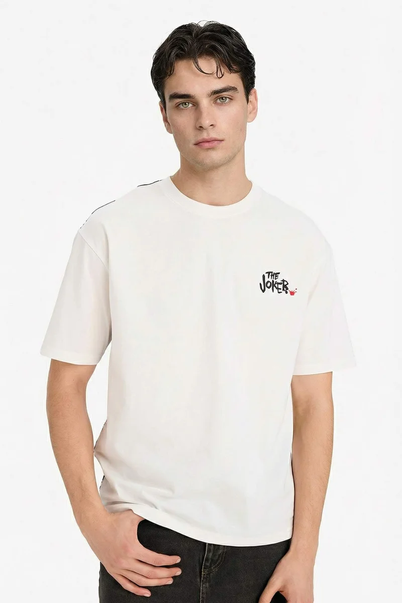 ديفاكتو Justice League Boxy Fit Back Print T-Shirt