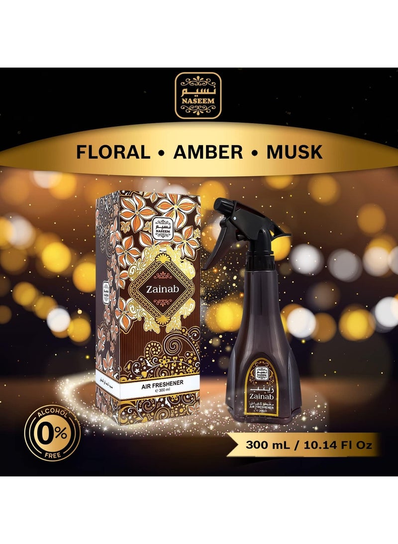 Naseem Zainab Air Freshener Spray for Home, Car & Small Spaces - 300ml - Image 2