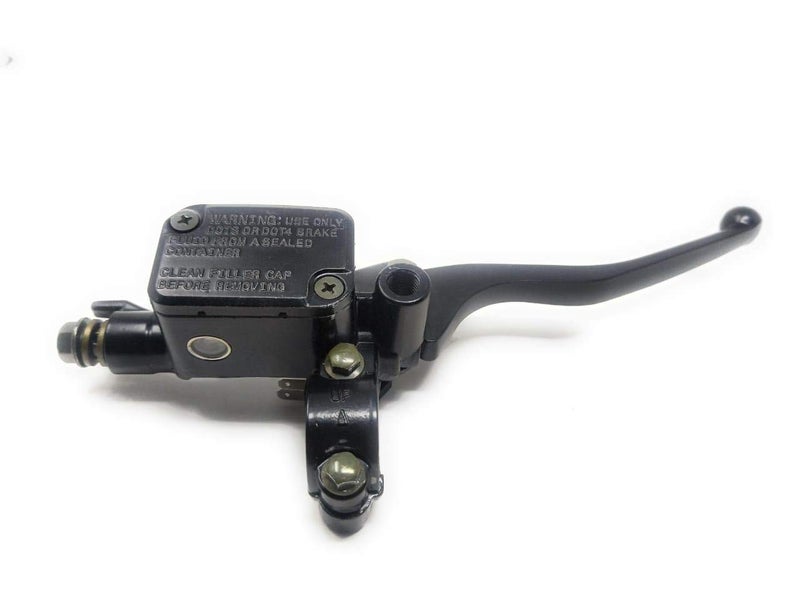 TRP TRADERS® Cast Iron, Aluminium Front Disc Brake Coated Master Cylinder, Lever, Yock Assembly with Right Side Handle Bar Compatible with Honda Unicorn BS4, Black - Image 1
